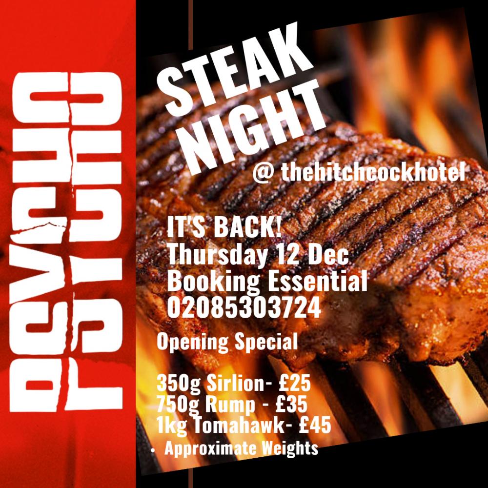 Psycho Steak Night